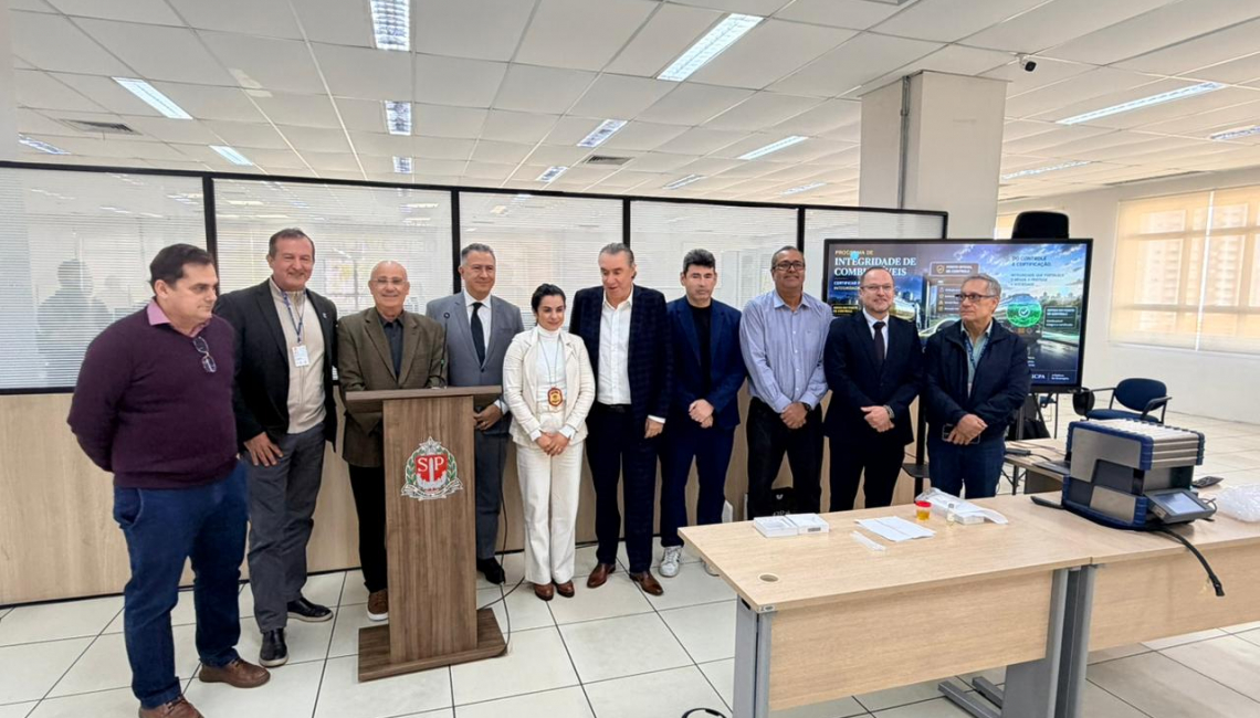 Ipem-SP recebe apresentação de solução tecnológica para rastreabilidade de combustíveis